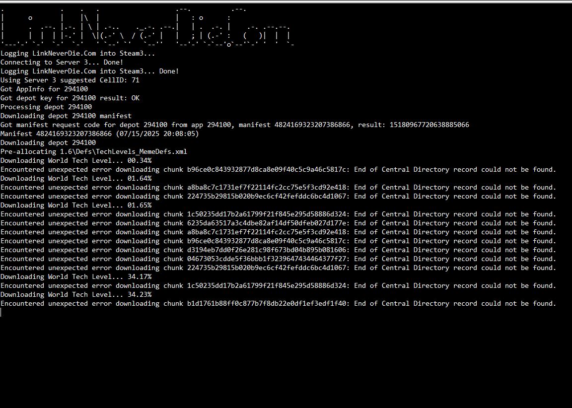 RimWorld mod manager lỗi không thể tải và cài 1 số mod (v1.6)
