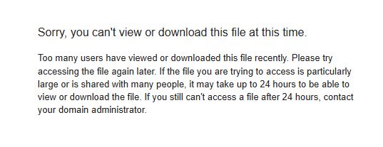 Quarantine zone không tải về được