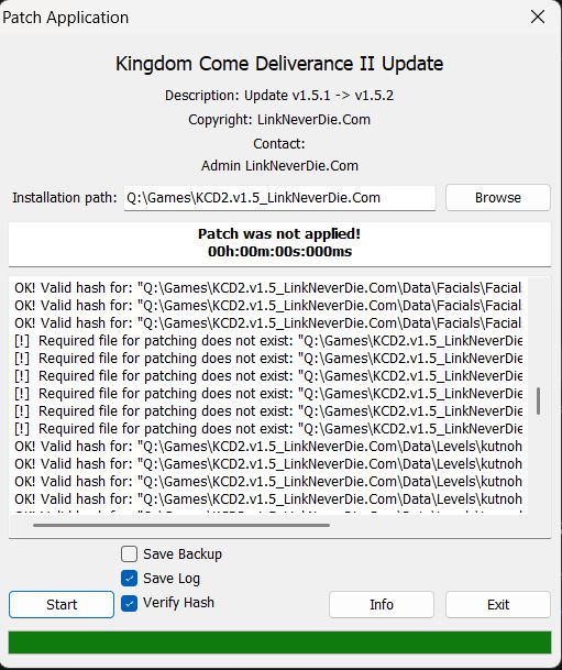 lỗi không update 1.5.2 được