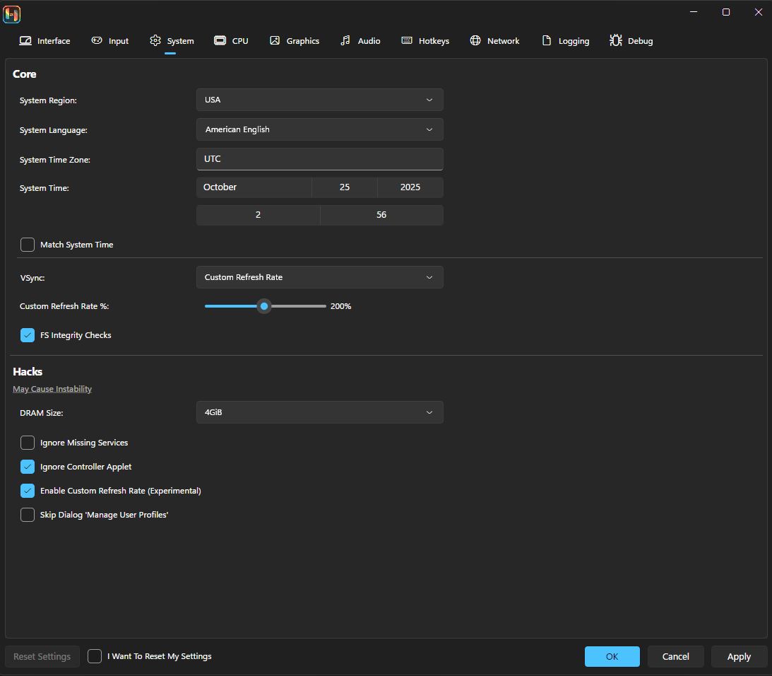 Fix fps, đồ họa, crash cutscene POKEMON LEGENDS: Z-A qua Ryujinx