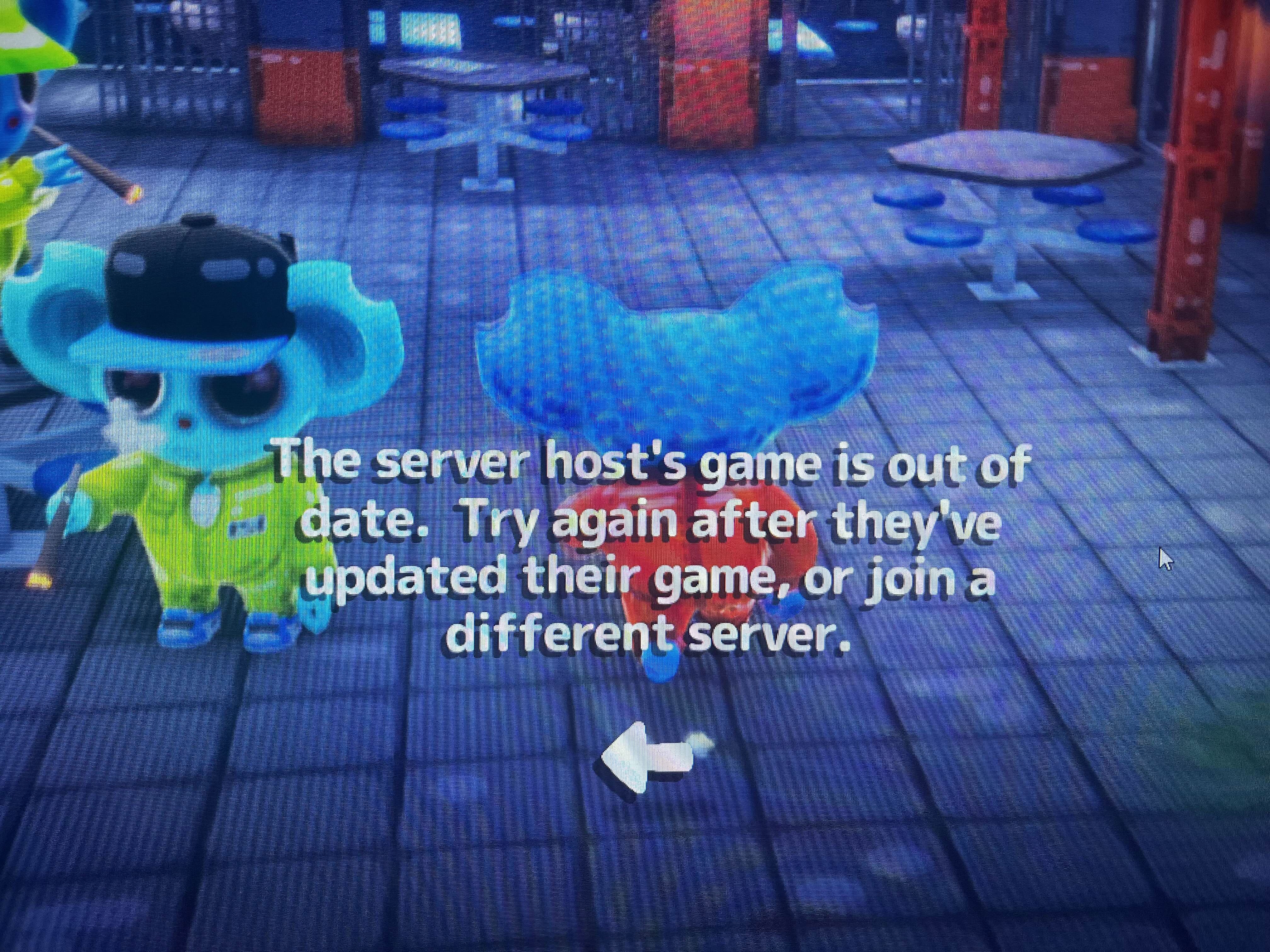 Lỗi host game và các bản update khác server