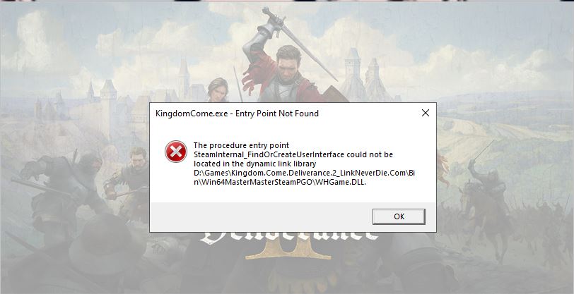 Lỗi không vào được game