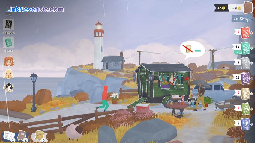 Hình ảnh trong game Tiny Bookshop (screenshot)