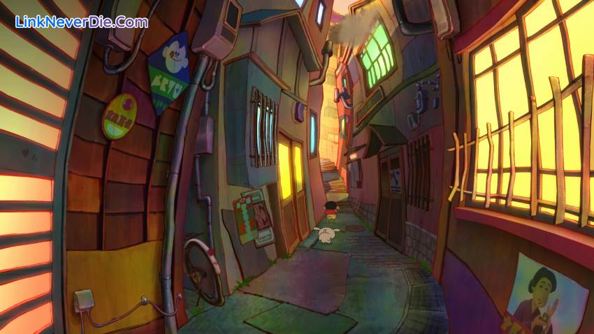 Hình ảnh trong game Shin chan: Shiro and the Coal Town (screenshot)