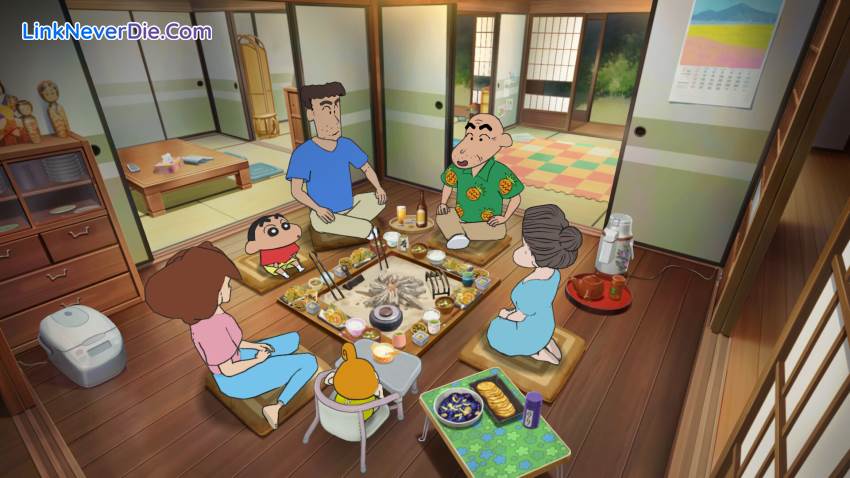 Hình ảnh trong game Shin chan: Shiro and the Coal Town (screenshot)