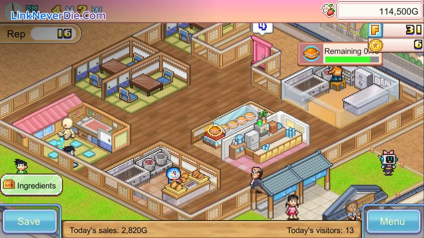 Hình ảnh trong game Doraemon Dorayaki Shop Story (screenshot)