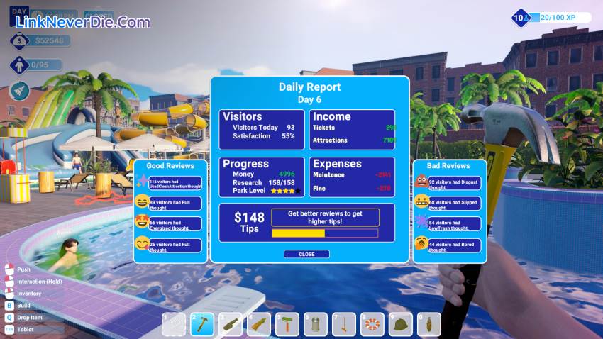 Hình ảnh trong game Waterpark Simulator (screenshot)