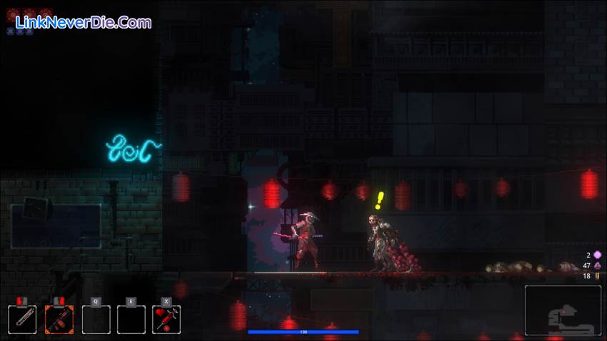 Hình ảnh trong game Katanaut (screenshot)