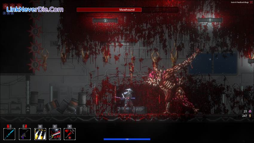 Hình ảnh trong game Katanaut (screenshot)