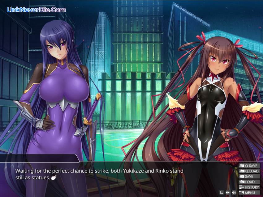 Hình ảnh trong game Taimanin Yukikaze (screenshot)