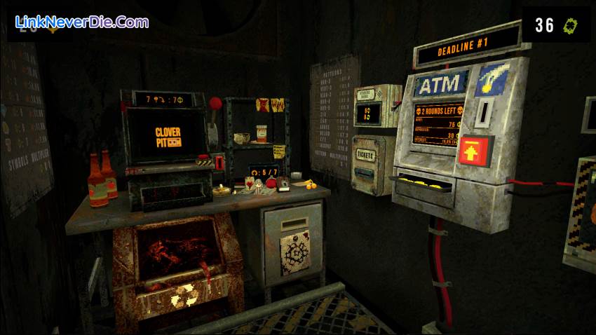 Hình ảnh trong game CloverPit (screenshot)