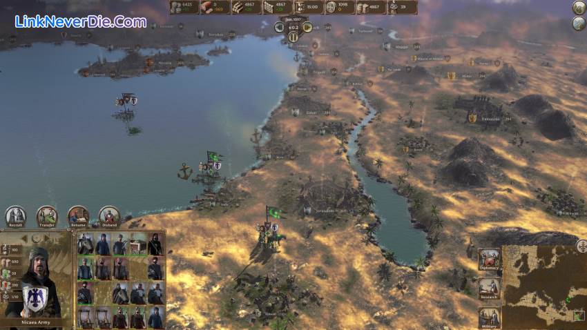 Hình ảnh trong game Knights of the Crusades (screenshot)