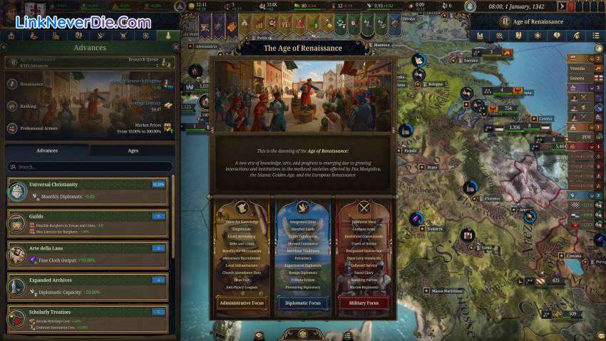 Hình ảnh trong game Europa Universalis V (screenshot)
