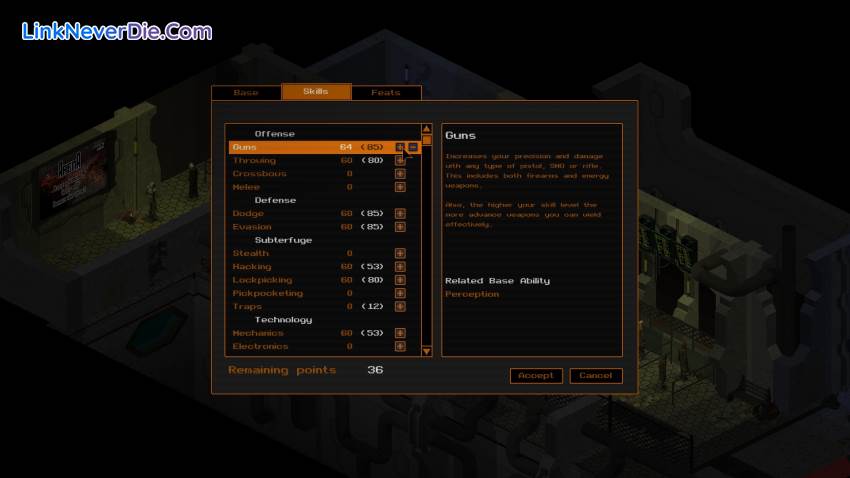 Hình ảnh trong game UnderRail (screenshot)