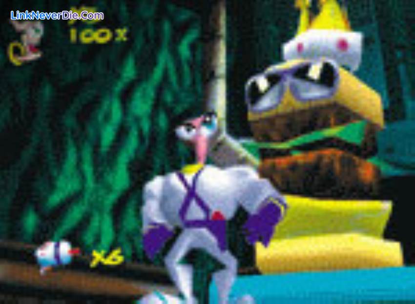 Hình ảnh trong game Earthworm Jim 3D (screenshot)
