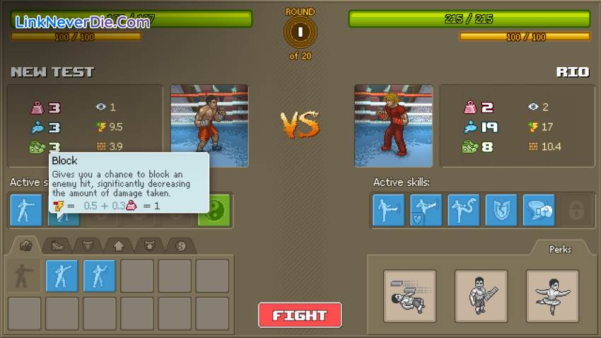 Hình ảnh trong game Punch Club (screenshot)