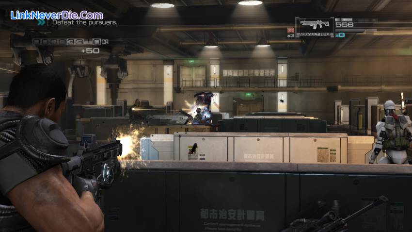 Hình ảnh trong game Binary Domain (screenshot)