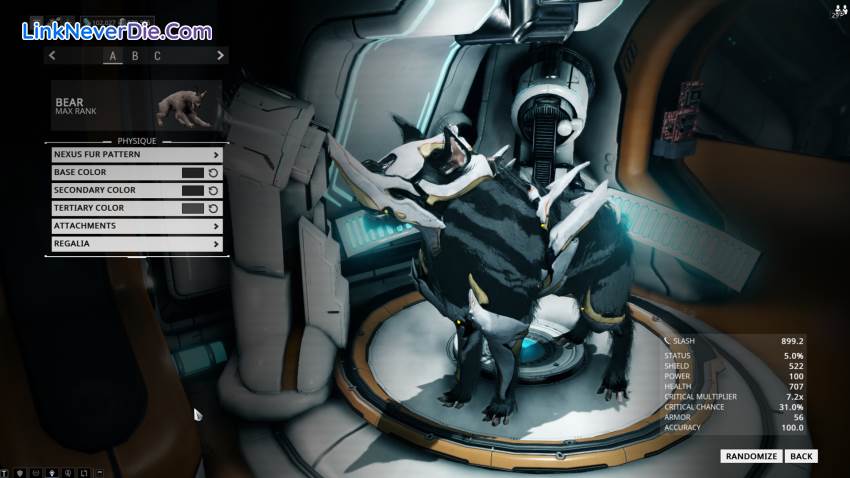 Hình ảnh trong game Warframe (screenshot)