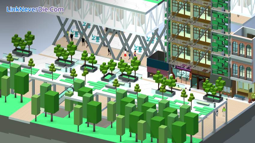 Hình ảnh trong game Block'hood (screenshot)