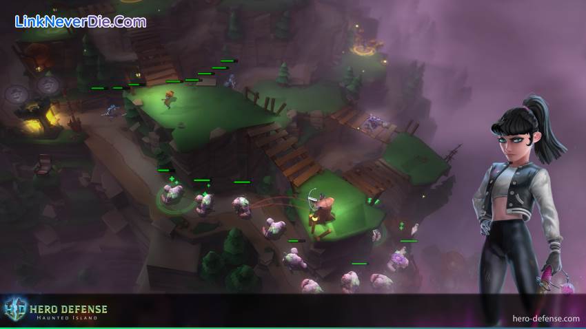 Hình ảnh trong game Hero Defense: Haunted Island (screenshot)