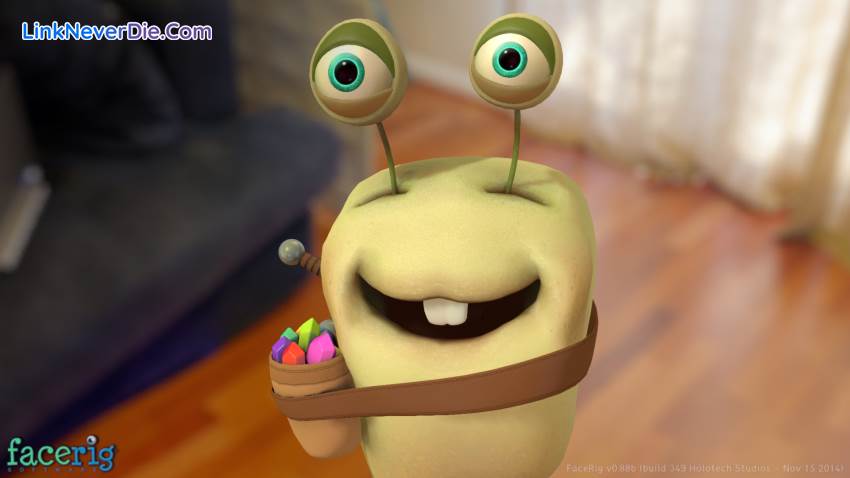 Hình ảnh trong game FaceRig (screenshot)