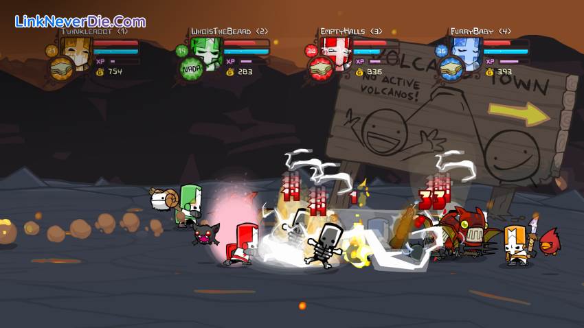 Hình ảnh trong game Castle Crashers (screenshot)
