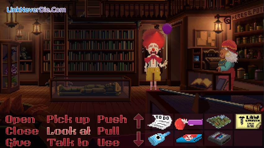 Hình ảnh trong game Thimbleweed Park (screenshot)