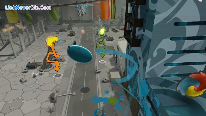 Hình ảnh trong game de Blob (screenshot)