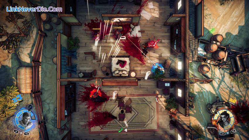 Hình ảnh trong game God's Trigger (screenshot)