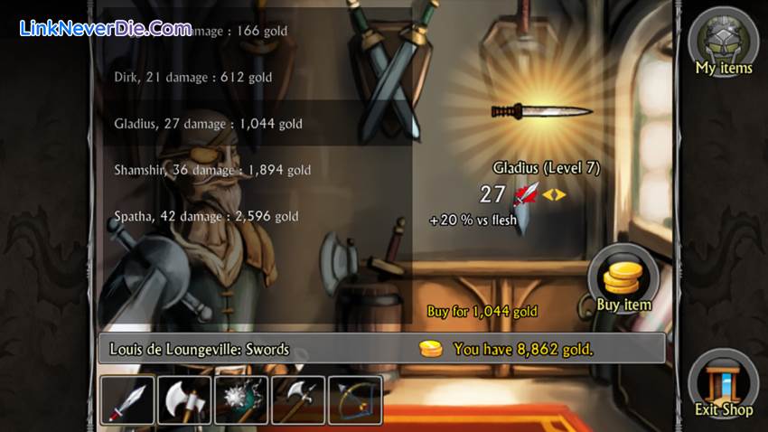 Hình ảnh trong game Swords and Sandals 2: Emperor's Reign REDUX (screenshot)