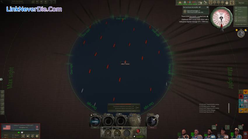 Hình ảnh trong game UBOAT (screenshot)