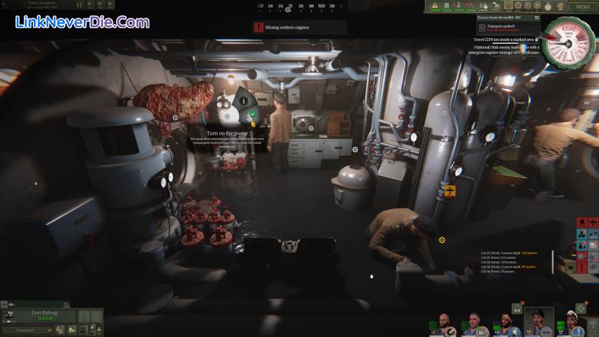 Hình ảnh trong game UBOAT (screenshot)