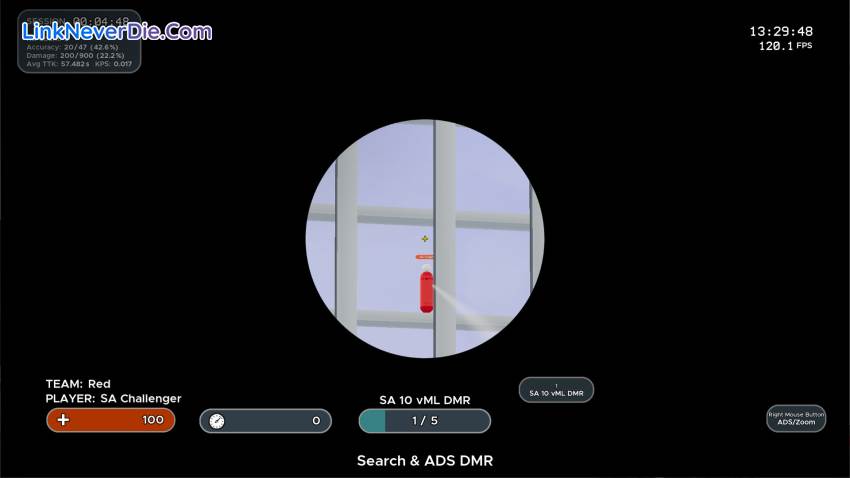 Hình ảnh trong game KovaaK's (screenshot)