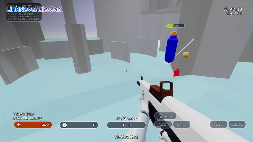 Hình ảnh trong game KovaaK's (screenshot)