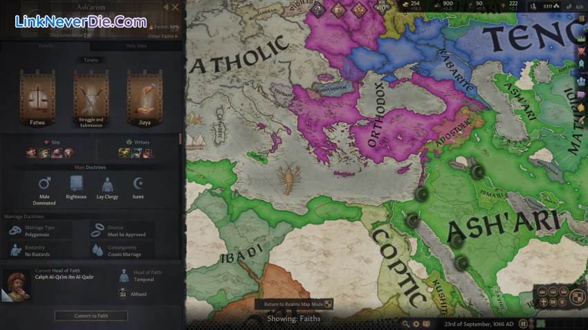 Hình ảnh trong game Crusader Kings III (screenshot)