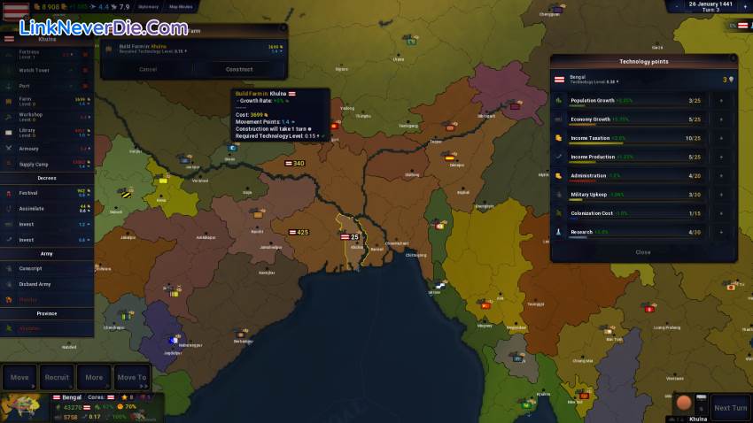 Hình ảnh trong game Age of History II (screenshot)