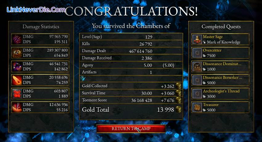 Hình ảnh trong game Halls of Torment (screenshot)