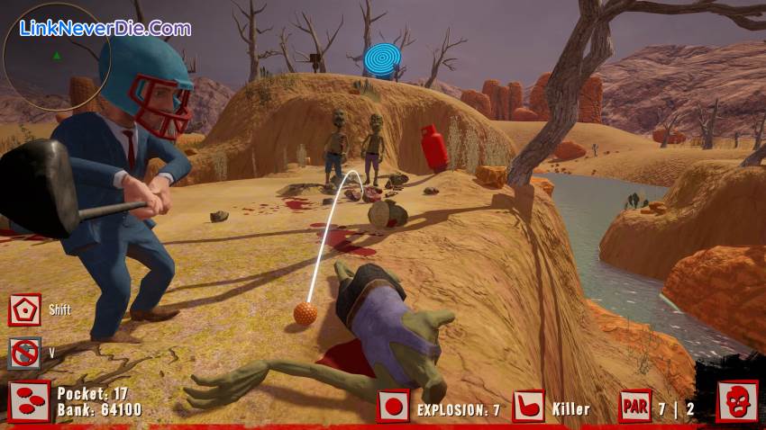 Hình ảnh trong game Golf VS Zombies (screenshot)