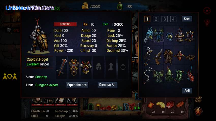 Hình ảnh trong game Dungeon Survival (screenshot)