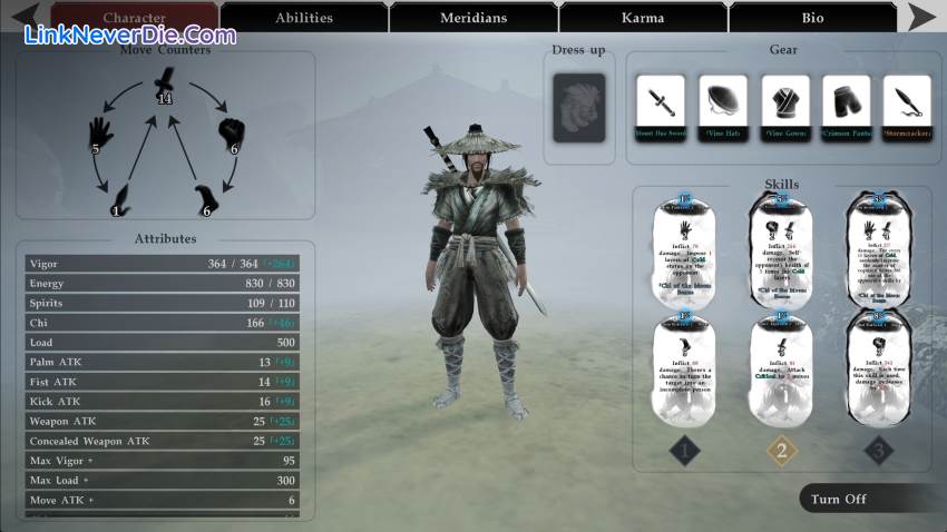 Hình ảnh trong game The Matchless Kungfu (screenshot)