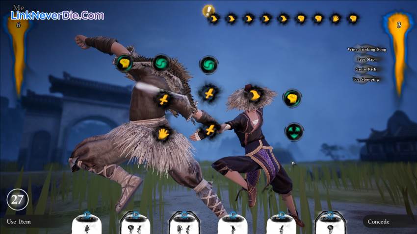 Hình ảnh trong game The Matchless Kungfu (screenshot)