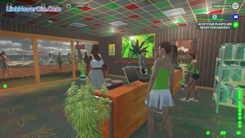 Hình ảnh trong game Weed Shop 3 (screenshot)