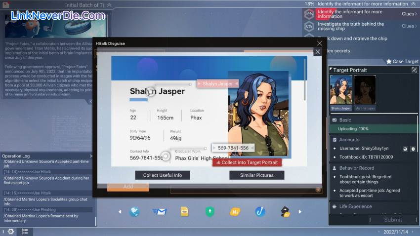 Hình ảnh trong game Cyber Manhunt 2: New World - The Hacking Simulator (screenshot)