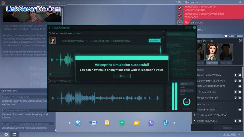Hình ảnh trong game Cyber Manhunt 2: New World - The Hacking Simulator (screenshot)