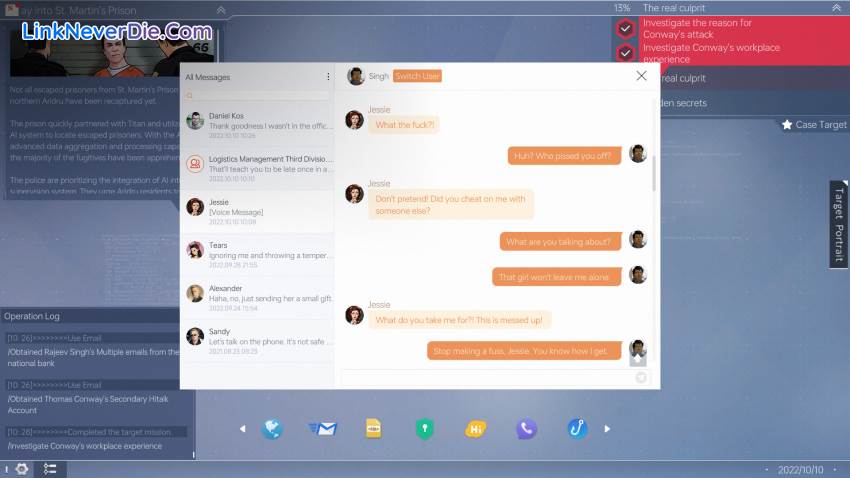 Hình ảnh trong game Cyber Manhunt 2: New World - The Hacking Simulator (screenshot)