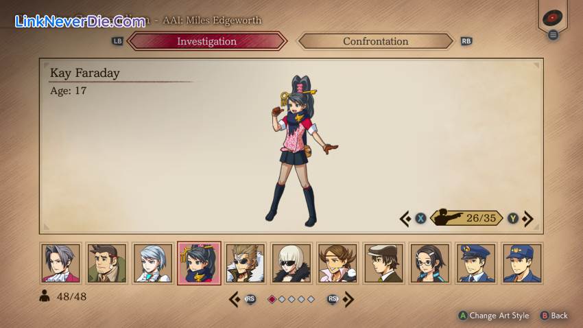 Hình ảnh trong game Ace Attorney Investigations Collection (screenshot)