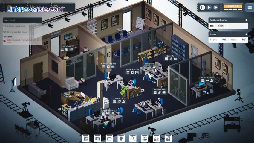 Hình ảnh trong game The Executive - Movie Industry Tycoon (screenshot)