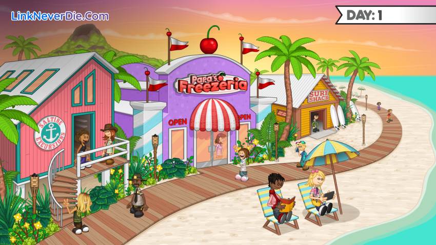 Hình ảnh trong game Papa's Freezeria Deluxe (screenshot)