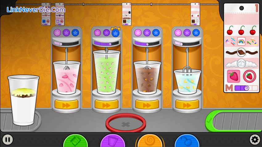 Hình ảnh trong game Papa's Freezeria Deluxe (screenshot)