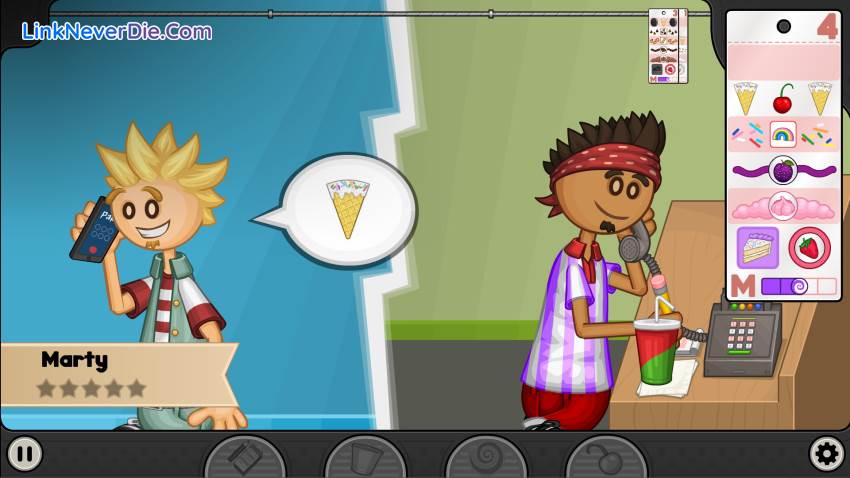 Hình ảnh trong game Papa's Freezeria Deluxe (screenshot)